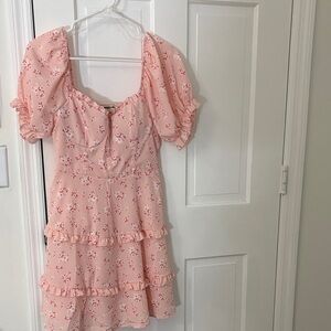 Inspired Hearts Blush Floral Dress
